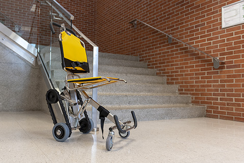 Trans Seat in stairwell