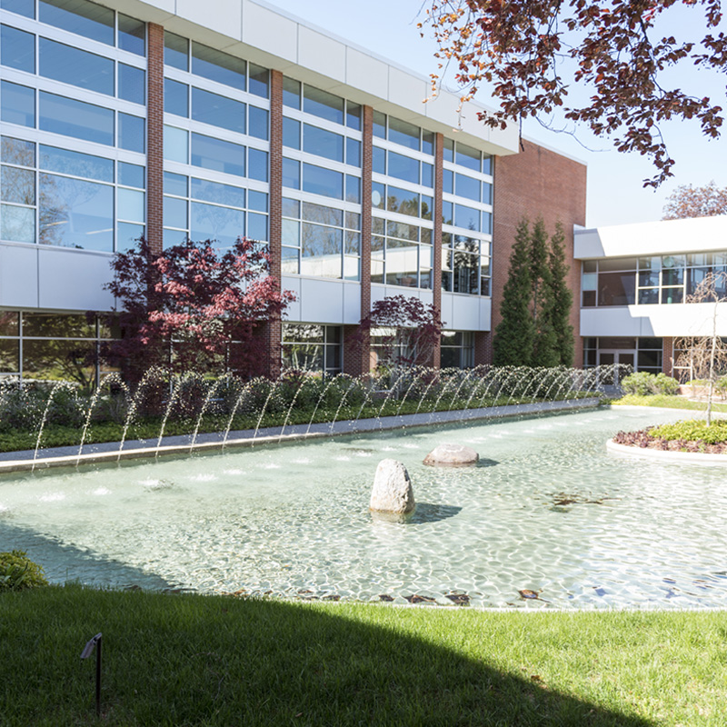 Courtyard fountain