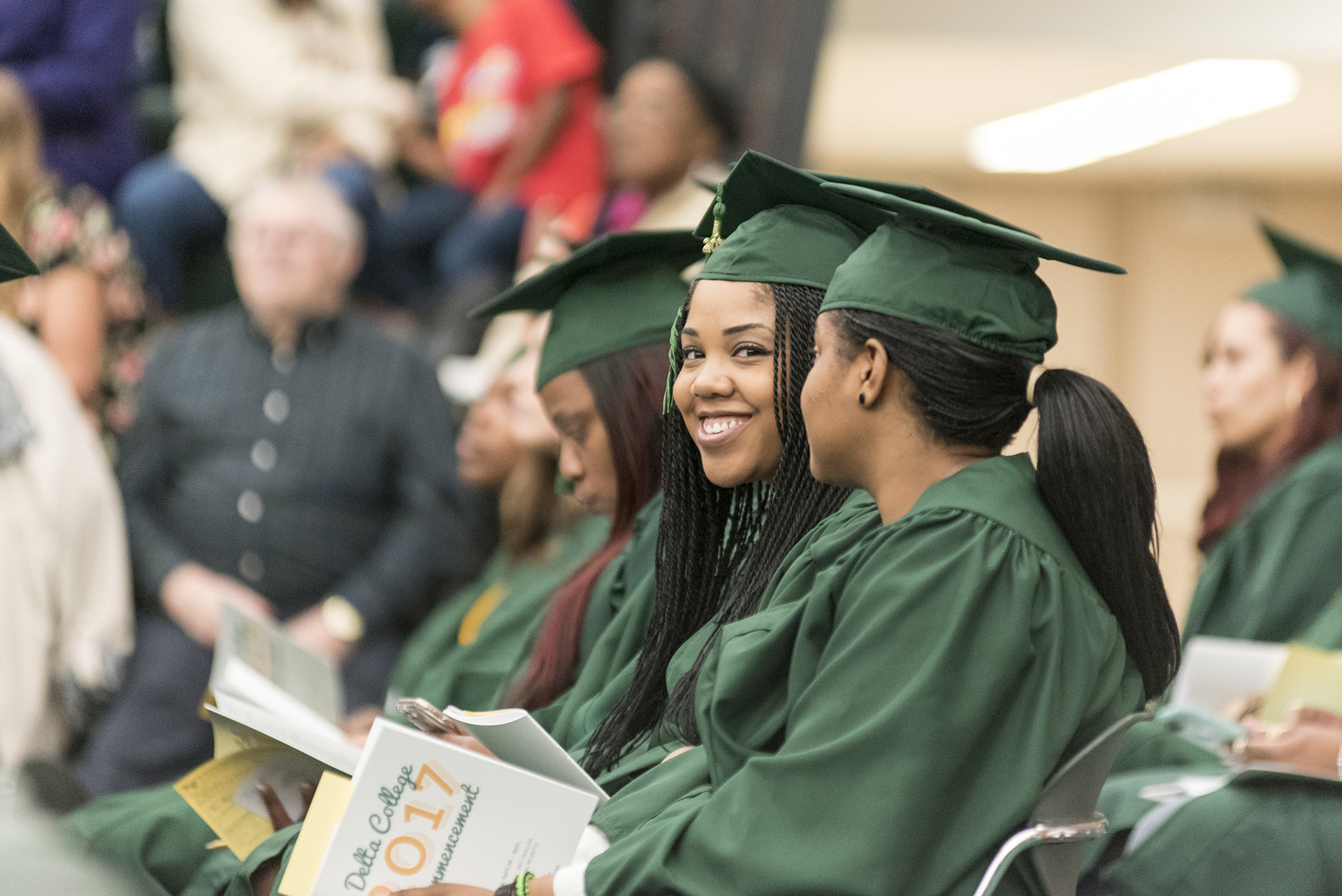 Students at Commencement