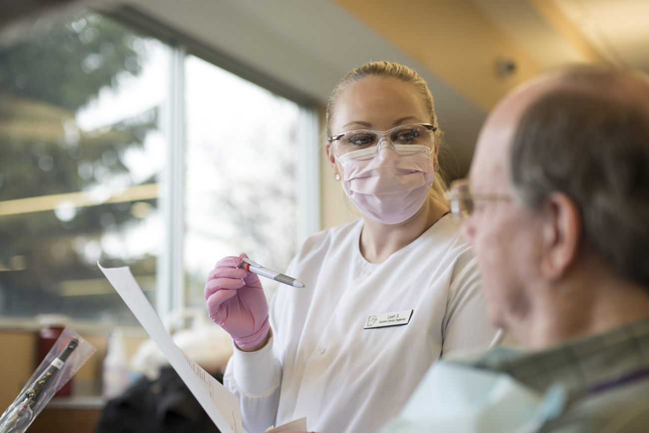 Student in the Dental Clinic